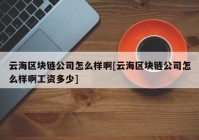 云海区块链公司怎么样啊[云海区块链公司怎么样啊工资多少]